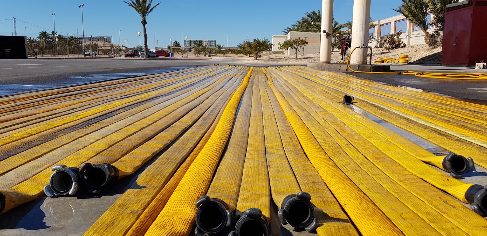 Mangueras extendidas